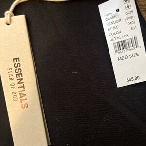 Essentials Jet Black T-Shirt